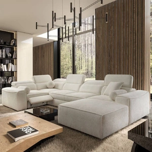 Rohová sedačka s funkcí spaní Viano IV Lux krémová barva pravé provedení rohová sedačka s výsuvnou podnožkou velký prostor na lůžkoviny