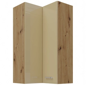 Rohová kuchyňská nástěnná skříňka Arton 60x60 GN-108 2F odolná vůči páře, vysoké teplotě a rozlitým tekutinám