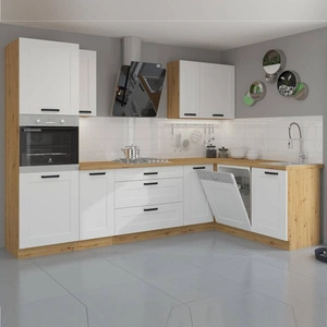 Rohová sestava kuchyňského nábytku Luis 285x170 cm ideální pro klasické i moderní interiéry