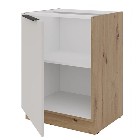 Sada kuchyňského nábytku Soela 330 cm elegantní kuchyňské skříňky v jemných a přírodních barvách úchyty s kovovými hranami