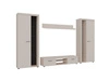 Nástěnná skříňka Rene XL béžová písková Ideální nástěnná skříňka pro milovníky moderního uspořádání s elegantním charakterem
