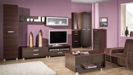 Maximus 50 cm komoda komoda komoda wenge moderní designový nábytek komoda hrany komody zakončené speciální dýhou ABS