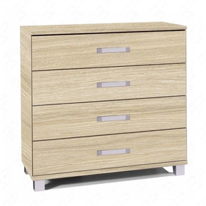 Komoda Maximus 90 cm dub sonoma světlý modernistický design komoda zásuvky na válečkových pojezdech