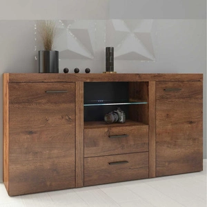 Komoda Rene 156 cm dubové provedení lefkas a pohodlný kus nábytku do moderních a funkčních interiérů