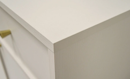 Sestava nábytku do obývacího pokoje Kioto I béžová stylový design elegantní nábytek v tlumených barvách obohacený zlatými doplňky