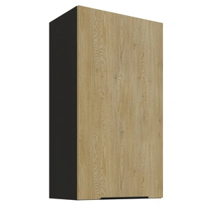 Kuchyňská nástěnná skříňka Crotone 50 G-90 1F s kovovou hranou úchytky odolná proti vlhkosti a poškození skříňky