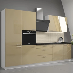 Sada kuchyňského nábytku Nalo 310 cm lesklá čela jedinečný styl skříněk se hodí do každého stylu kuchyně