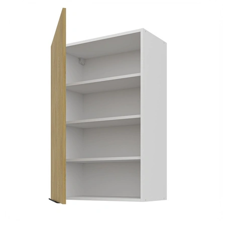 Kuchyňská nástěnná skříňka Cremona 60 G-90 1F s kovovou hranou úchytky odolná proti vlhkosti a poškození skříňky