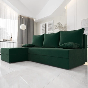 Rohová sedací souprava s funkcí spaní Bowers bottle green levá rohová sedací souprava s kontejnerem na lůžkoviny záruka nejvyššího komfortu