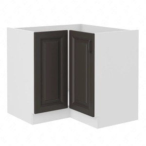 Rohová kuchyňská skříňka Silver 90x90 DN 2F BB skříň odolná proti páře vysoké teplotě a rozlité kapalině