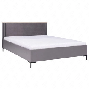 Postel Estan 160x200 cm antracitová ideální postel do ložnice ABS hrany designové čalouněné čelo postele