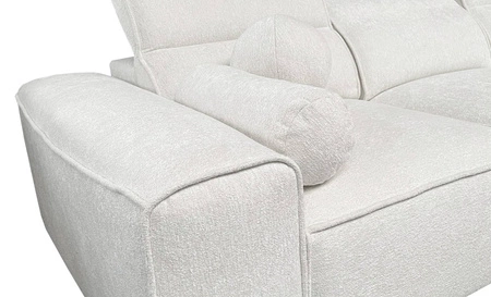 Rohová sedací souprava s funkcí spaní Viano XII šedá pravá Stylová rohová sedací souprava zajímavého tvaru s nastavitelnými opěrkami hlavy Dekorativní polštáře