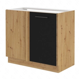 Přídavná rohová kuchyňská linka Monza 105 ND 1F BB levá skříň odolná proti páře vysoké teplotě a rozlité kapalině