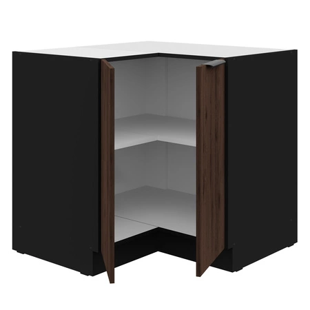 Rohová sestava kuchyňského nábytku Tarraco / Brianza 310x250 cm kovové úchytky skříněk vypadají skvěle v moderních interiérech