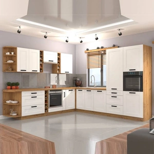 Kuchyňská rohová sestava nábytku Luis 290x260 cm ideální pro interiéry v klasickém i moderním stylu
