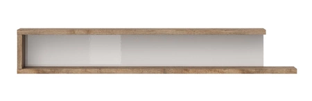 Police Sintra 180 cm dub samdal / bílý lesk skvělá volba do obývacího pokoje jídelny a kanceláře potěší milovníky moderních interiérů