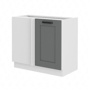 Rohová nástavná kuchyňská skříňka Avola 105 ND 1F BB levá skříňka odolná proti páře, rozlití a teplu