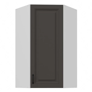 Závěsná rohová kuchyňská skříňka Silver 60x60 GN-108 1F skříň odolná proti páře vysoké teplotě a rozlité kapalině