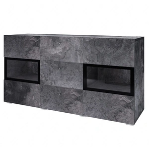 Komoda Baros 132 cm schiefer moderní tvary v jedinečném stylu