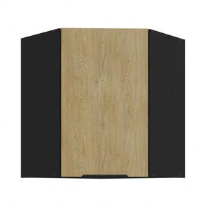 Rohová kuchyňská skříňka Crotone 60x60 GN-72 1F s kovovou hranou úchytky odolná proti vlhkosti a poškození skříňky