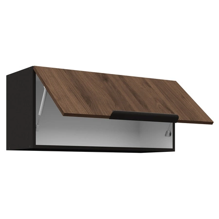 Kuchyňská nástěnná skříňka Brianza 80 GU-36 1F s kovovou hranou úchytky odolná proti vlhkosti a poškození skříňky