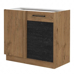 Vanimo 105 ND 1F BB pravá rohová kuchyňská skříňka odolná vůči páře, teplu a rozlitým tekutinám