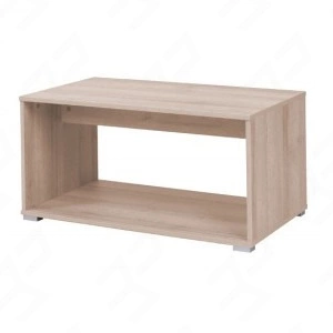 Jednoduchý konferenční stolek dub sonoma funkční kus nábytku do pokoje pro mladé, obývacího pokoje nebo kanceláře