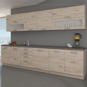 Sada kuchyňského nábytku Borno II 260 cm jedinečný styl skříněk bude ladit s interiérem každé kuchyně