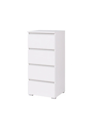 Komoda Simple 45 cm bílá funkční nábytek do obývacího pokoje nebo kanceláře pro mládež