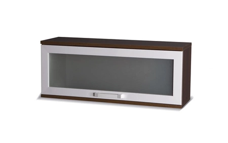 Nástěnná skříňka Maximus kaštan wenge moderní nábytek vysoká kvalita skvělá volba pro obývací pokoj a zasedací místnost