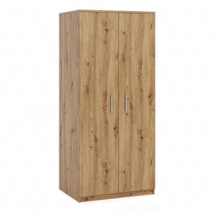 Šatní skříň Rico 90 cm dub řemeslný funkční nábytek klasický tvar ideální skříň do ložnice nebo předsíně