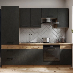 Sada kuchyňského nábytku Valico 240 cm Skříňky vypadají skvěle v klasických i moderních interiérech