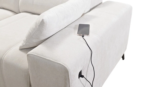 Rohová sedací souprava s funkcí spaní Penejos II olivový pravý komfort pro každodenní odpočinek rohová sedací souprava s kontejnerem na lůžkoviny