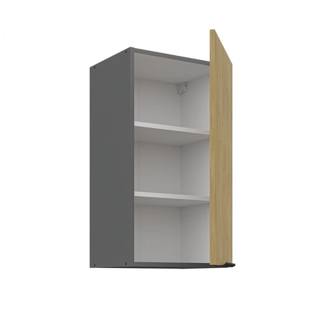 Sada kuchyňského nábytku Corsico 260 cm elegantní kuchyňské skříňky v moderních a přírodních barvách úchyty s kovovými hranami