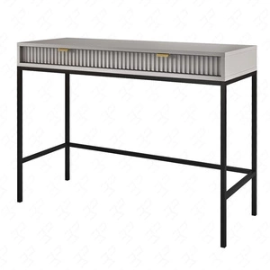 Konzola Lovro šedá se zásuvkami stylový a funkční kus nábytku do předsíně, obývacího pokoje nebo kanceláře