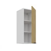 Kuchyňská nástěnná skříňka Cremona 30 G-72 1F s kovovou hranou úchytky Skříňka odolná proti vlhkosti a poškození