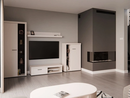 Nábytek Rene béžový písek inovativní design moderní uspořádání s elegantním charakterem s širokou funkčností