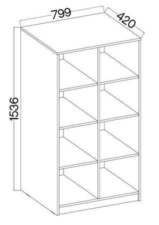 Biurko Kammy świerk appenzeller z szufladami
