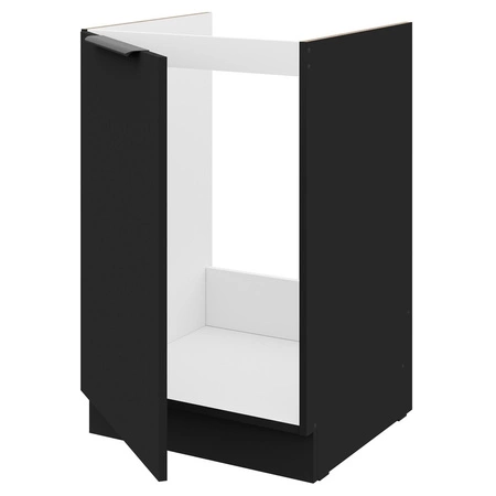 Kuchyňská skříňka pod dřez Black 50 ZL 1F BB kovová hrana rukojeti odolná proti vlhkosti a poškození skříňky