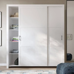 Szafa przesuwna Fifi 135 cm nowoczesny design wykończenie ABS oraz aluminiowe prowadnice drzwi