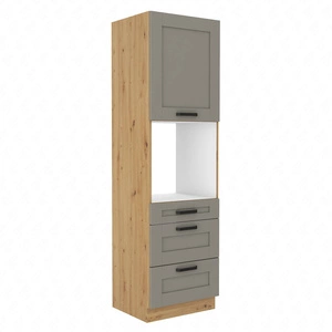 Linosa 60 DPS-210 3S 1F kuchyňská skříňka se zásuvkami pro instalaci trouby, odolná proti páře, rozlití a teplu