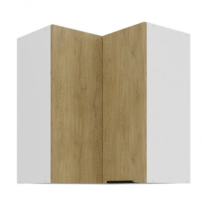 Cremona rohová kuchyňská nástěnná skříňka 60x60 GN-72 2F kovová hrana úchytka skříňka odolná proti vlhkosti a poškození