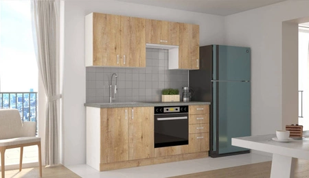 Sada kuchyňského nábytku Lento 180 cm jedinečný styl skříněk bude ladit s interiérem každé kuchyně