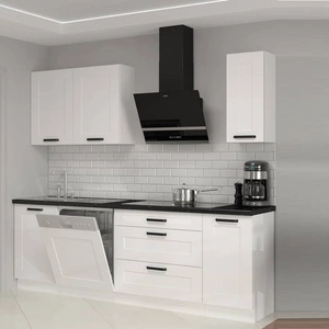 Sada kuchyňského nábytku Livio 230 cm Skříňky vypadají skvěle v moderních i klasických interiérech