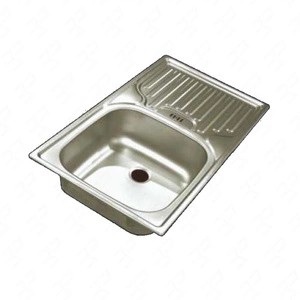 Jednoplášťový dřez s odkapávačem ES760