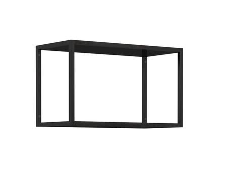 Nástěnná skříňka Loft 60 G-36 s černým kovovým rámem Stylová skříňka ideální do kuchyně