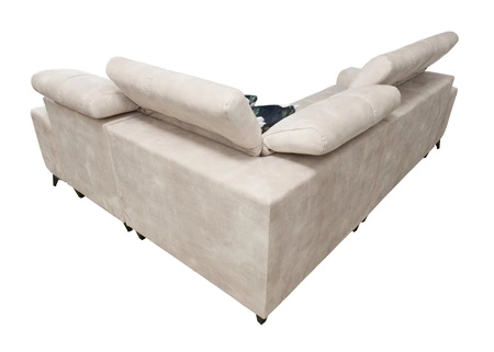 Rohová pohovka s funkcí spaní Buffalo II zelená pravá Funkční a stylová rohová pohovka s nastavitelnými opěrkami hlavy