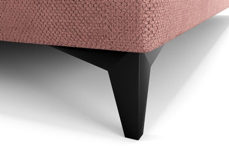 Kontinentální postel Norco 180x200 růžová stylová postel s úložným boxem s osvětlením v čele postele dodává jedinečný nádech