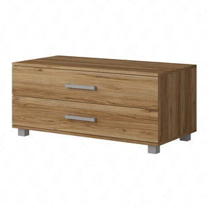 RTV skříň Maximus 100 cm dub catania se zásuvkami moderní design a zásuvky na válečkových pojezdech