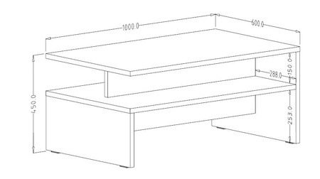 Konferenční stolek Baros ze světlého betonu se vyznačuje jednoduchými tvary vytvářejícími moderní a konzervativní styl